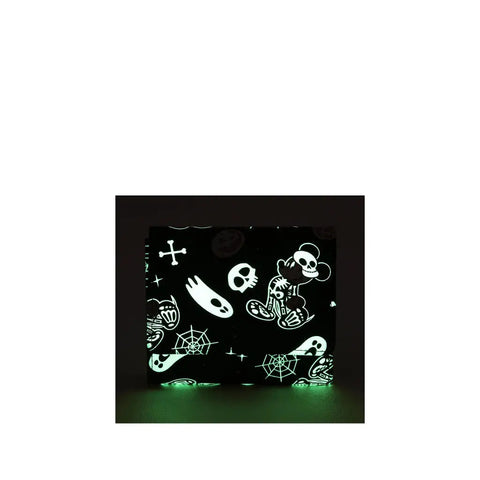 Cartera de Loungefly con esqueleto de Halloween que brilla