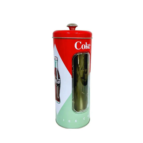 Coca-Cola Vintage Style Straw Holder - Contenedor de popotes
