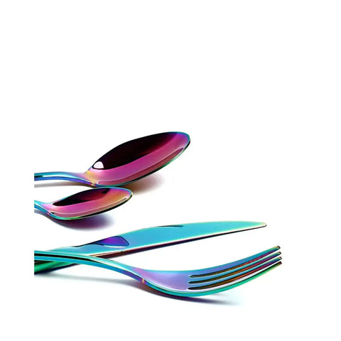 Juego de 16 Cubiertos Nuvo Colores - Cubiertos