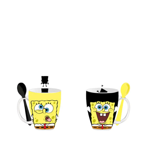 Juego de 2 Tarros de Porcelana de Bob Esponja - Tazas