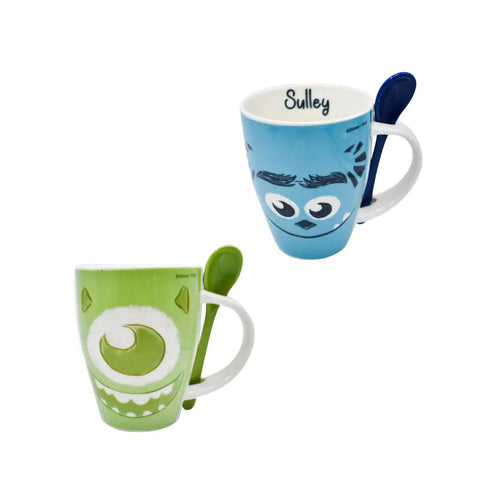 Juego de 2 Tarros con Cuchara de Mike Wazowski & Sulley -