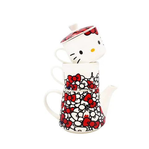 Juego de Té de Hello Kitty para Dos Personas - Contenedor