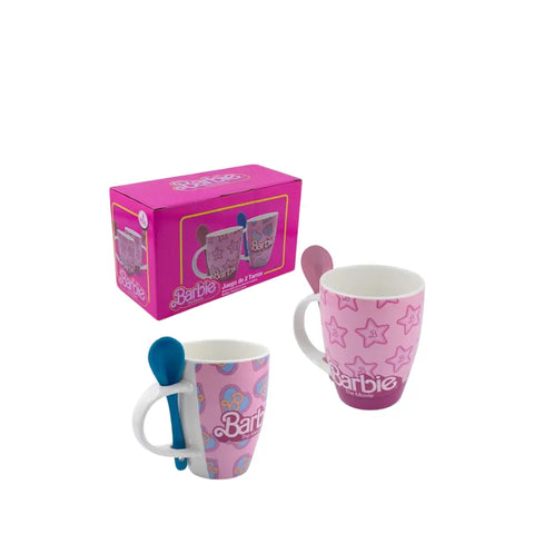 Set de 2 Tazas Barbie