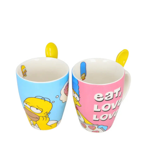 Set de 2 Tazas de Los Simpsons - Tazas