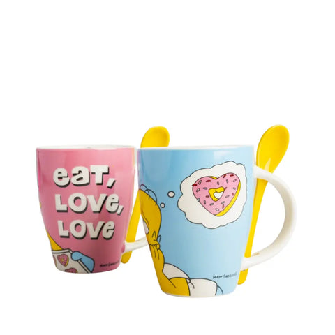 Set de 2 Tazas de Los Simpsons - Tazas
