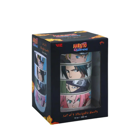 Set de Bowls apilables de Naruto Shippuden. - Bowl