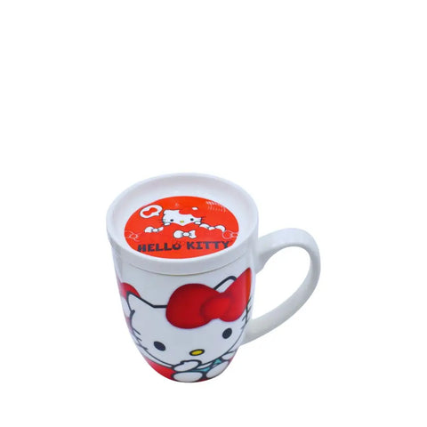 Taza Hello Kitty Con Tapa Moños - Tazas