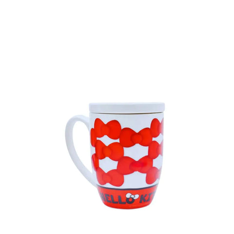 Taza Hello Kitty Con Tapa Moños - Tazas