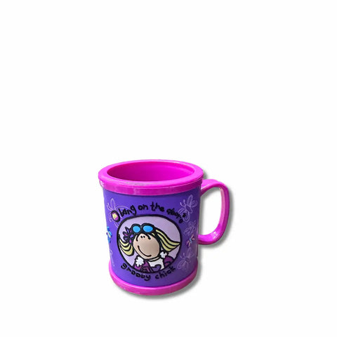 Taza retro de plastico de Groovy Chick - Tazas
