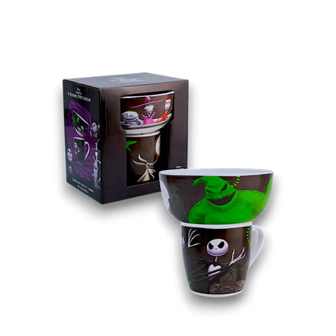 Taza y Tazón De Porcelana del Extraño mundo de Jack - Tazas