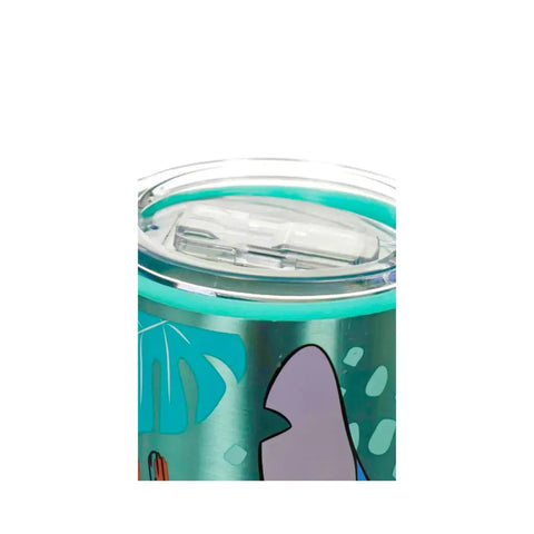 Termo mini Stitch floral de Disney - Termo